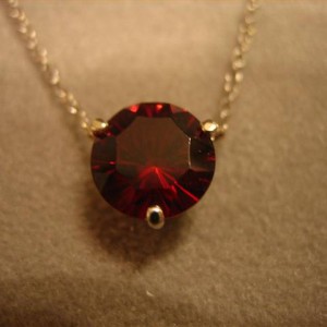 LaurenThePartier's Concave Cut Spessartite Pendant