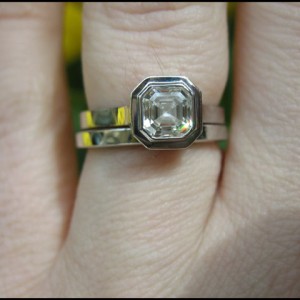 LaurenThePartier's Asscher Engagement Ring