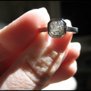 LaurenThePartier's Asscher Engagement Ring