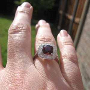 LaurenThePartier's 1.43 ct. Red Malaya Garnet
