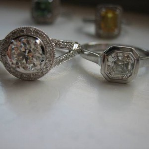LaurenThePartier's .71 ct. Asscher and .67 ct. OEC