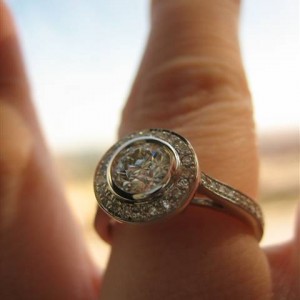 LaurenThePartier's .52 I SI1 ACA in LOGR halo setting