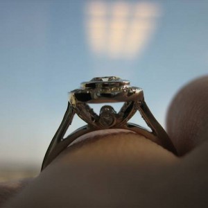 LaurenThePartier's .52 I SI1 ACA in LOGR halo setting
