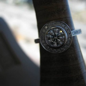 LaurenThePartier's .52 I SI1 ACA in LOGR halo setting