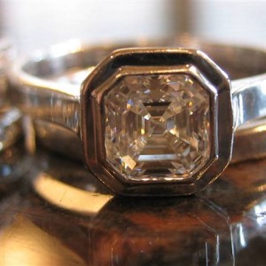 LaurenThePartier's .52 I SI1 ACA in LOGR halo setting