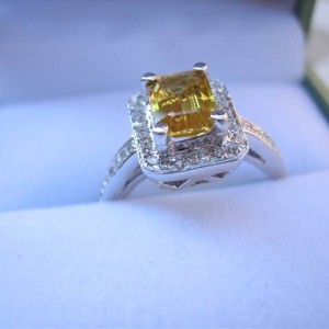 LaurenThePartier's 1.14 ct. Yellow Sapphire RHR