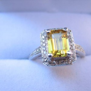 LaurenThePartier's 1.19 ct. Yellow Sapphire RHR