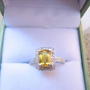 LaurenThePartier's 1.19 ct. Yellow Sapphire RHR