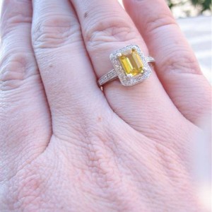 LaurenThePartier's 1.19 ct. Yellow Sapphire RHR