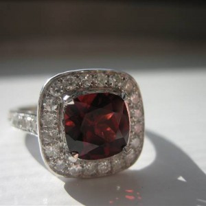 LaurenThePartier's 1.43 ct. Red Malaya Garnet