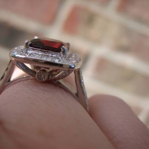 LaurenThePartier's 1.43 ct. Red Malaya Garnet