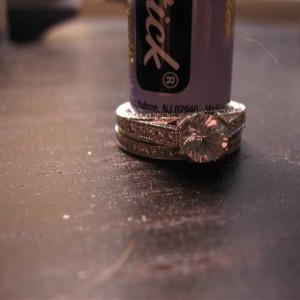 LaurenThePartier's Knox White Sapphire and LOGR 3 sided pave