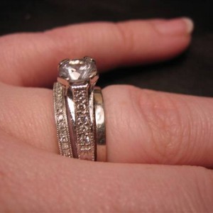 LaurenThePartier's Knox White Sapphire and LOGR 3 sided pave