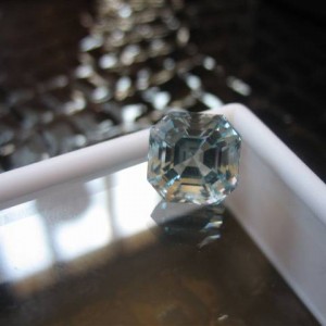 LaurenThePartier's Gary Braun cut 2.90 ct. Asscher Aqua