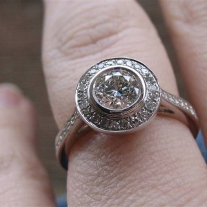 LaurenThePartier's .52 I SI1 ACA in LOGR halo setting
