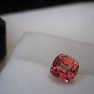 LaurenThePartier's 2.03 ct. Cushion Padparadscha