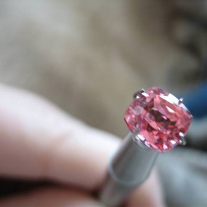 LaurenThePartier's 2.03 ct. Cushion Padparadscha