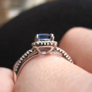 LTP's EC Sapphire and Jewelryhoo Setting