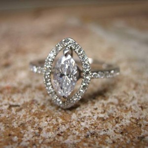 LTP's .52 ct. D SI3 Marquise and LOGR setting