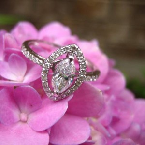 LTP's .52 ct. D SI3 Marquise and LOGR setting