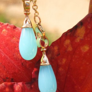 Blue Chalcedony Drops