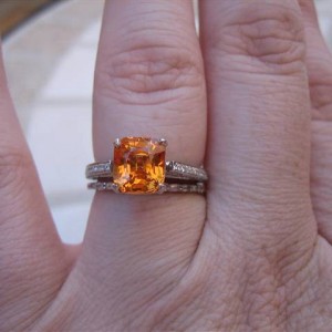 LaurenThePartier's 2.37 ct. Spessartite Garnet in Jewe2004 setting