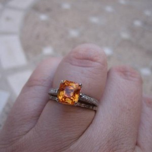 LaurenThePartier's 2.37 ct. Spessartite Garnet in Jewe2004 setting