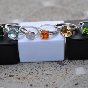 LaurenThePartier's Square Step Cut Rings