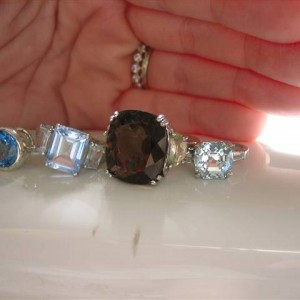 LaurenThePartier Topaz Rings and Aqumarine