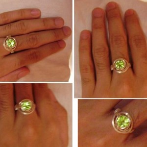 Peridot Ring (Green in Full Glory)