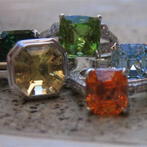 LaurenThePartier's Square Step Cut Rings