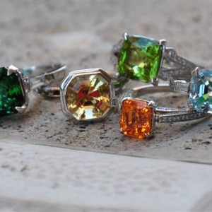 LaurenThePartier's Square Step Cut Rings