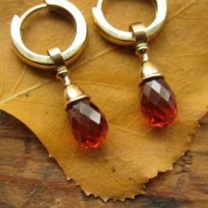 Spessartite Earring Drops