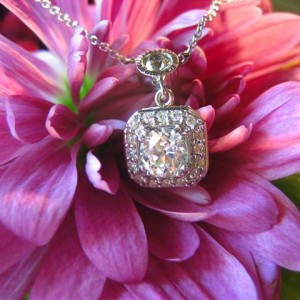 LaurenThePartier's .46 ct. OEC pendant in JB Jewelers setting