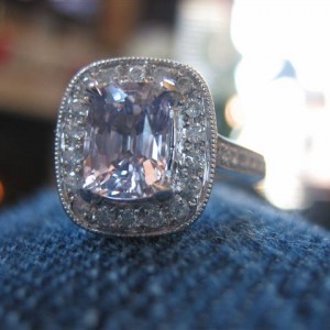 LaurenThePartier's 1.40 ct. spinel in LOGR setting