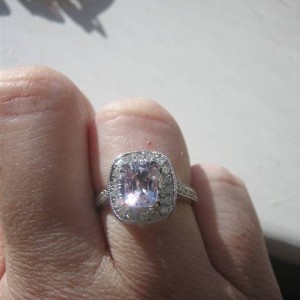 LaurenThePartier's 1.40 ct. spinel in LOGR setting