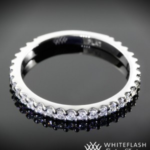 Platinum Amphora Diamond Wedding Band