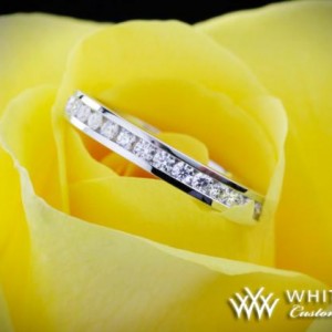 18k Channel Set Diamond Wedding Ring