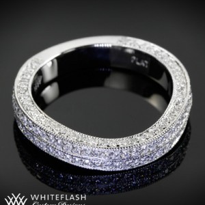 Platinum Pave Diamond Wedding Band