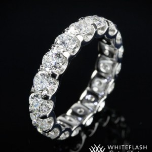 Platinum Full Eternity Diamond Band