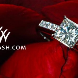 Channel Princess Cut Diamond Engagement Ring