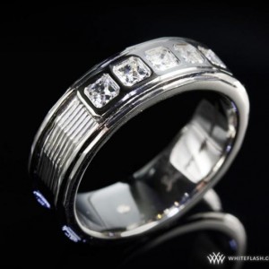 Custom Palladium Men's Wedding Band