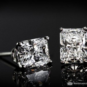 Radiant Diamond Earrings