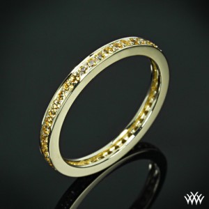 Customized Channel Bead-Set Wedding Band