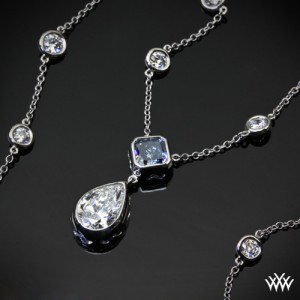 Custom "Diamonds by the Yard" Drop Pendant