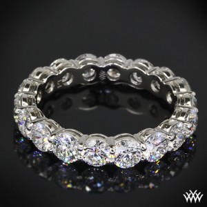 Custom Full Eternity Diamond Wedding Band