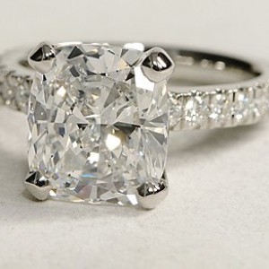 Nouveau Diamond Engagement Ring in Platinum (1/3 ct. tw.)