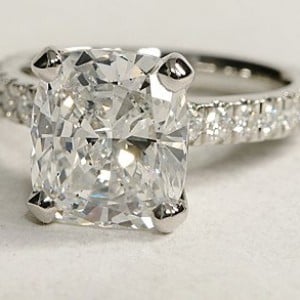 Nouveau Diamond Engagement Ring in Platinum (1/3 ct. tw.)
