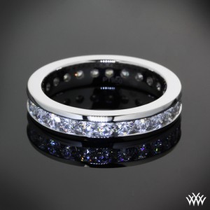 Custom Channel Set Diamond Wedding Band