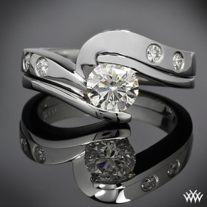 Custom Palladium Diamond Wedding Band